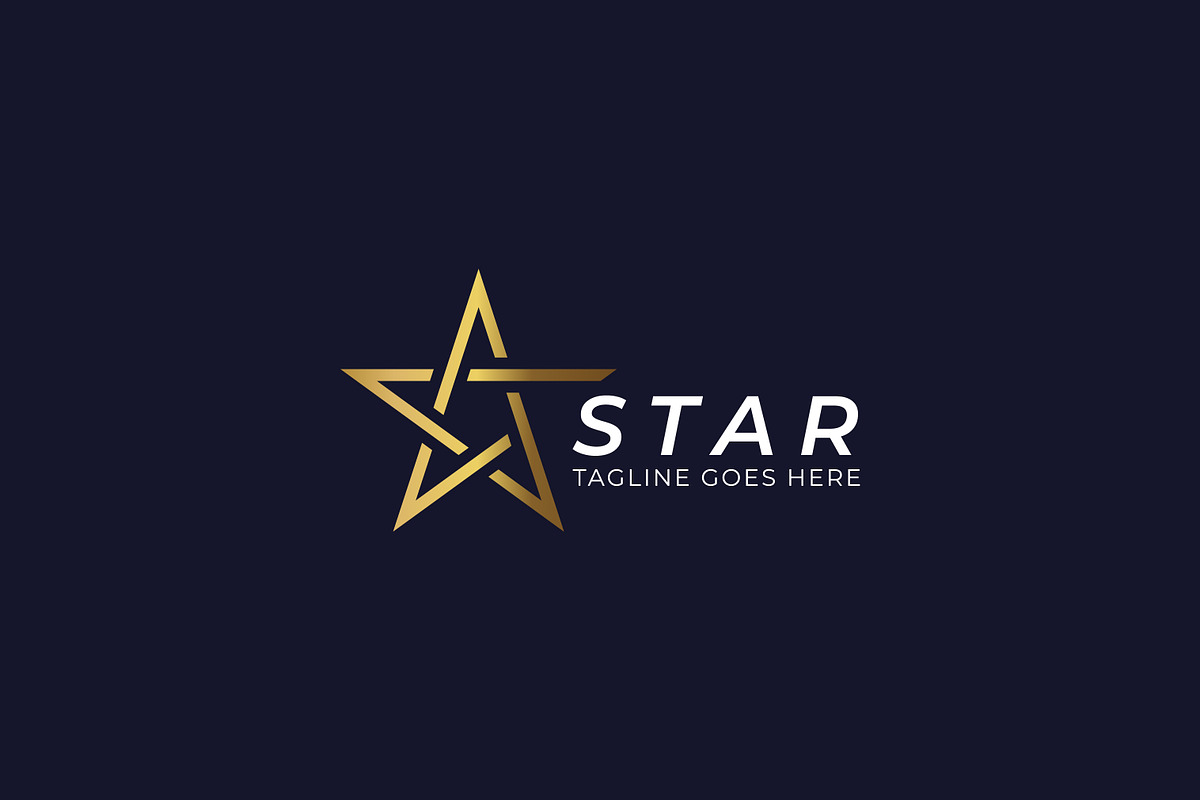 Elegant Gold Star Logo Brand, a Branding & Logo Template by Signatoro (Photo 1 of 3)