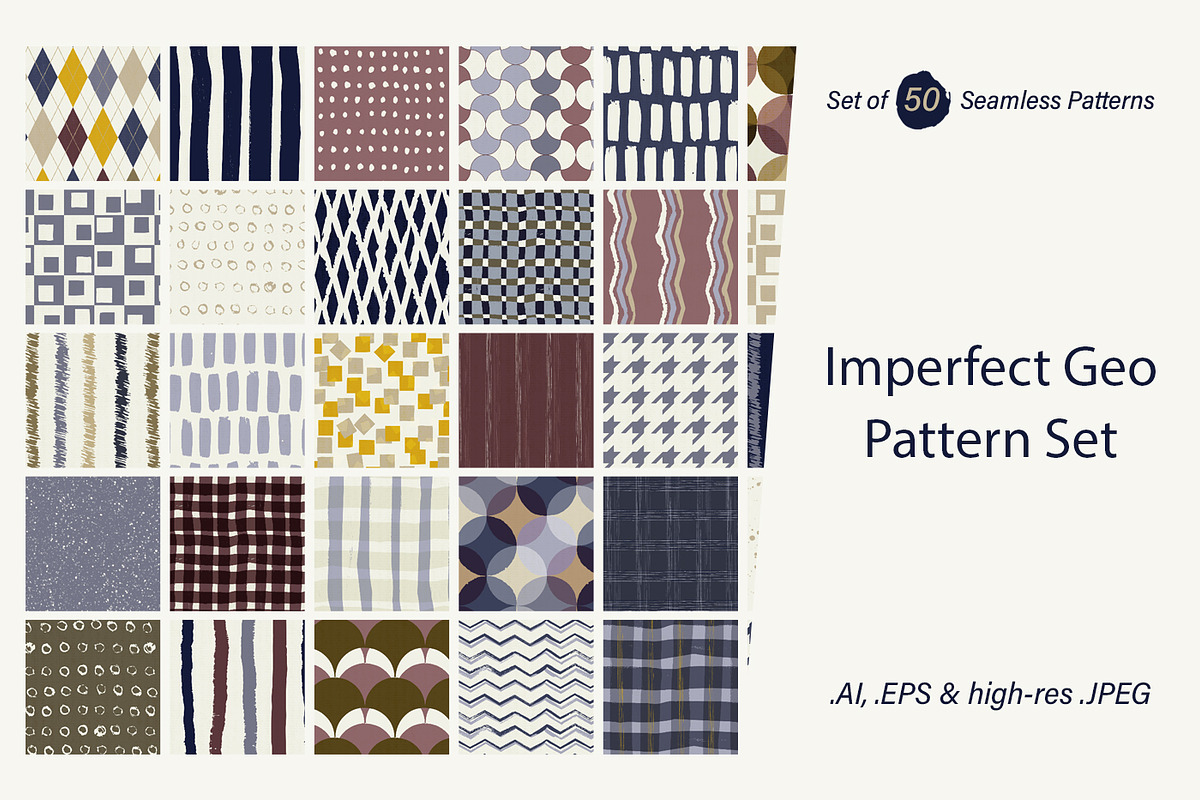 Crafted Seamless Patterns & Textures, a Pattern Graphic by Svetlana Lerie (Photo 8 of 13)