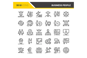Business People Icons