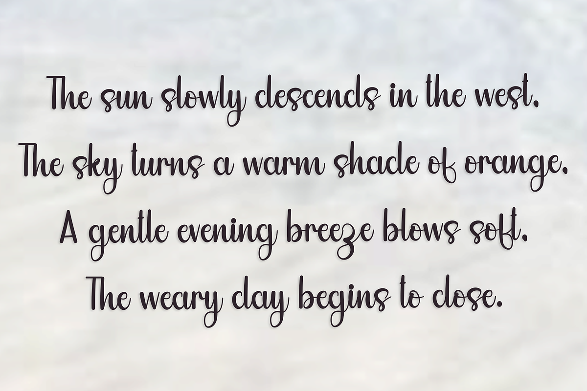 Book Line, a Handwritten Font by InermediaSTUDIO (Photo 6 of 8)