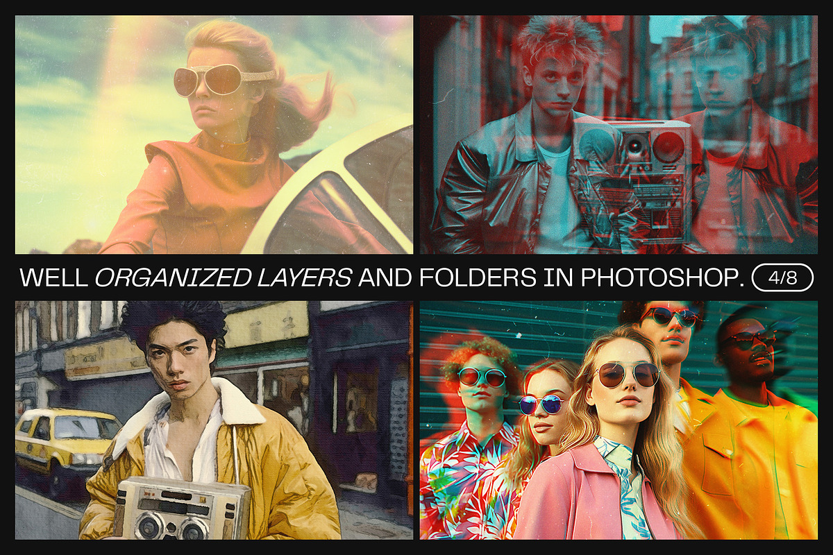 12 Photo Effect Templates, a Layer Style Add-On by iDoodle Studio (Photo 4 of 6)