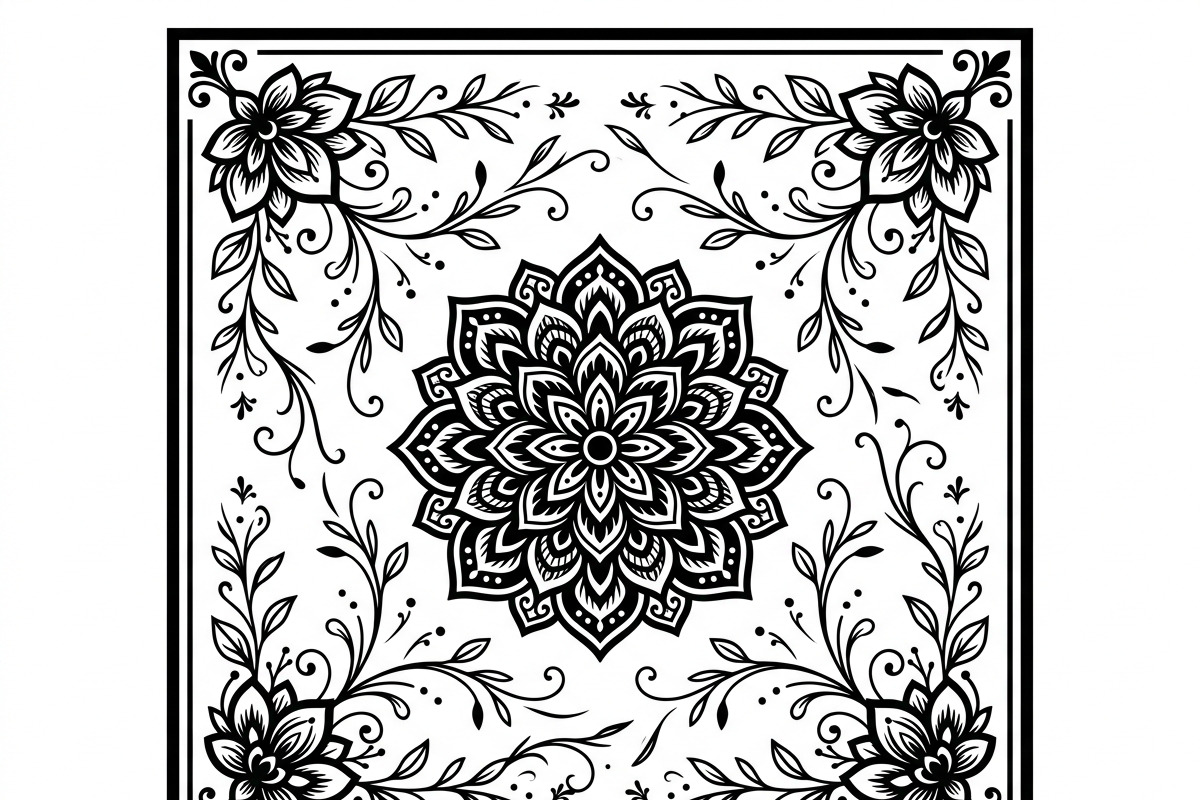 50 Elegant Floral Ornament Bundle, a Decorative Illustration by Amazin_art (Photo 10 of 42)
