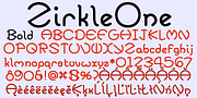 Zirkle, a Font by Ingrimayne Type (Thumbnail 2 of 9)