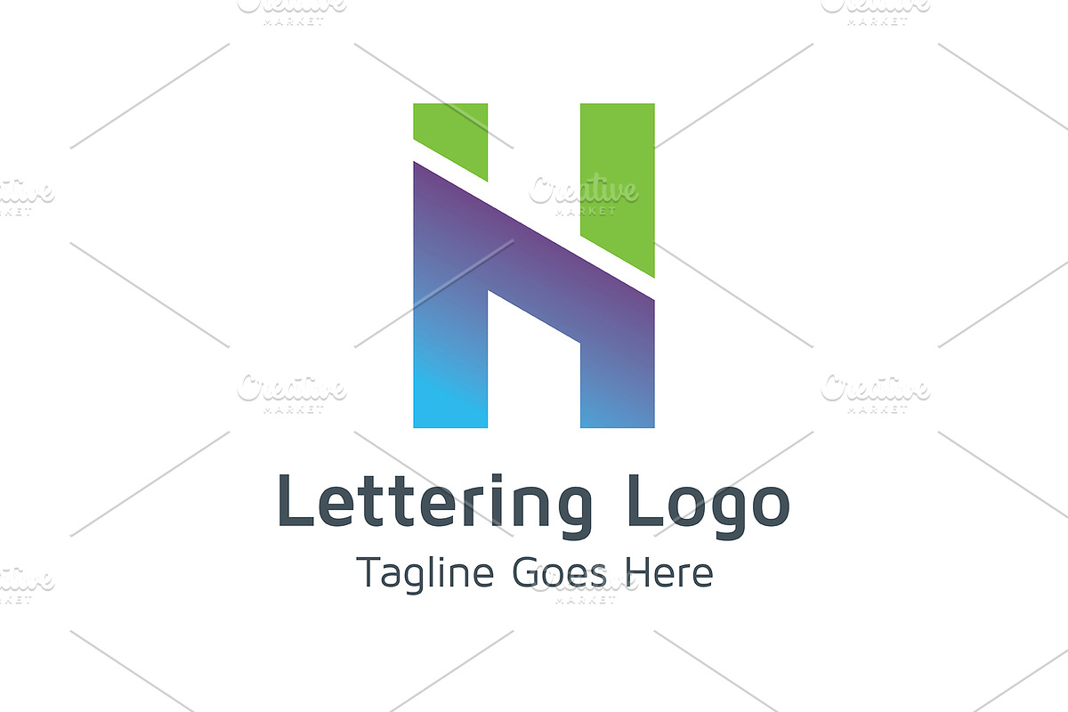 20 Logo Lettering H Template Bundle, a Branding & Logo Template by Acongraphic (Photo 8 of 21)