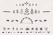 80 Hand Drawn Tribal Elements, an Object Graphic by Julia Lair (Thumbnail 2 of 4)