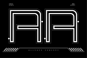 VB Nextron - Futuristic Display Font, a Sans Serif Font by VALIANTBROTHA (Thumbnail 4 of 10)
