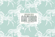 Namibia, Luxury Jungle Pattern, a Pattern Graphic by Nocito Design