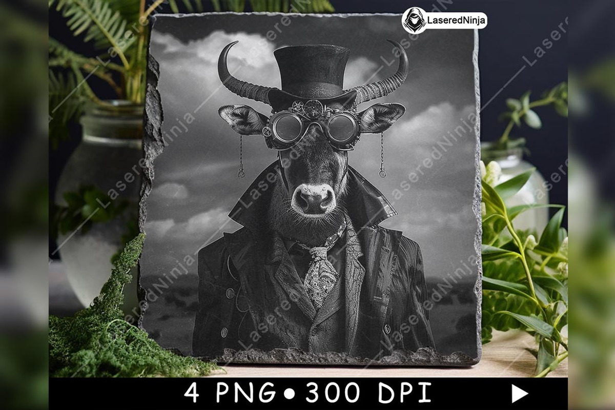 Male Blue Wild Beast Steampunk, a Background Graphic by LaseredNinja (Photo 4 of 7)