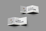 Square Z Fold Brochure Mockup, an Advertising Mockup by YurnalisPerix (Thumbnail 3 of 5)