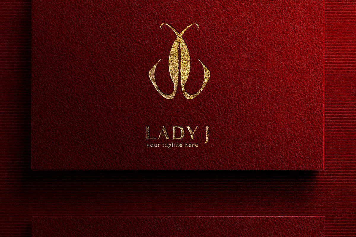 J logo monogram. Ladybug initial, a Branding & Logo Template by ...
