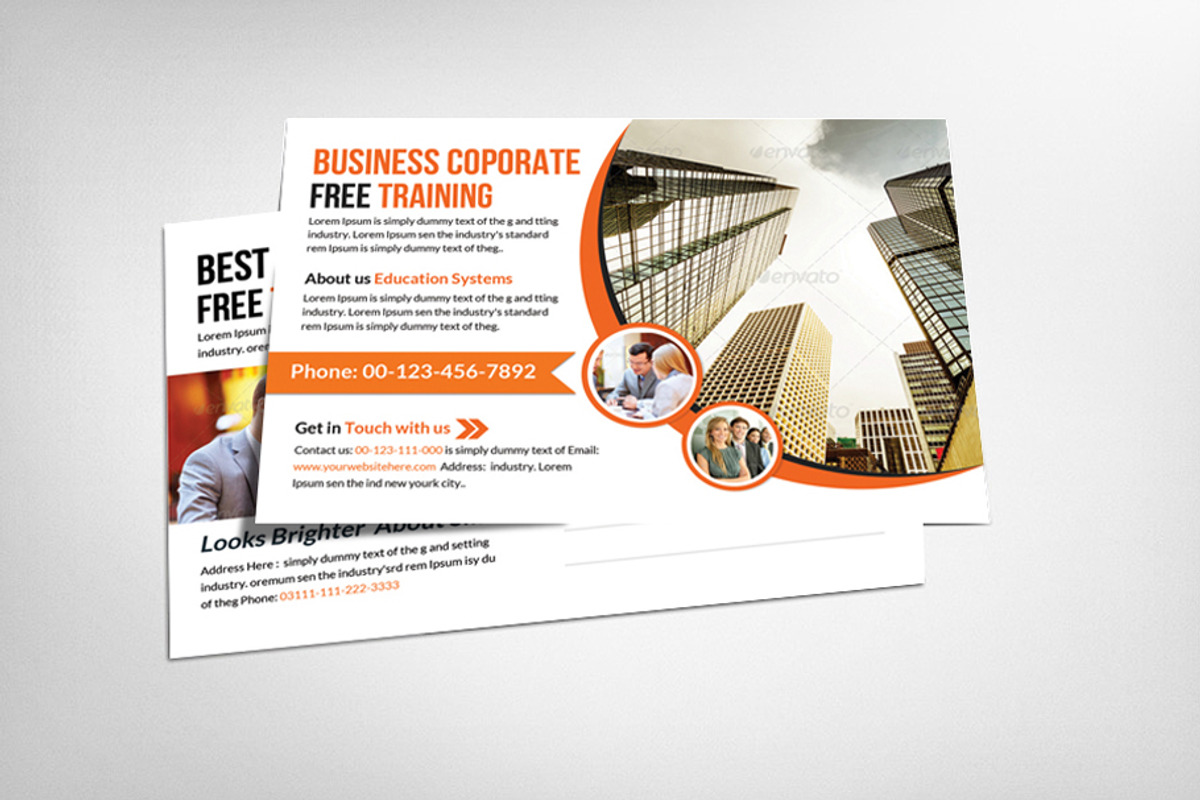 Multi Purpose Postcard Template, a Card Template by graphicforest