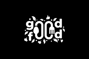 Good Food Typography Logo Designs