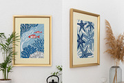 Summer Beach Wall Art Set, a Wallpaper Graphic by Helospace (Thumbnail 4 of 10)