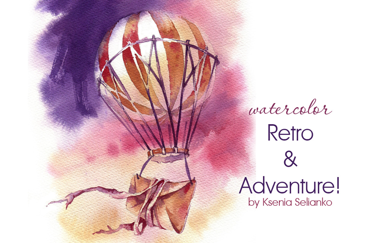 Retro&Adventure, an Object Illustration by Ksenia Selianko