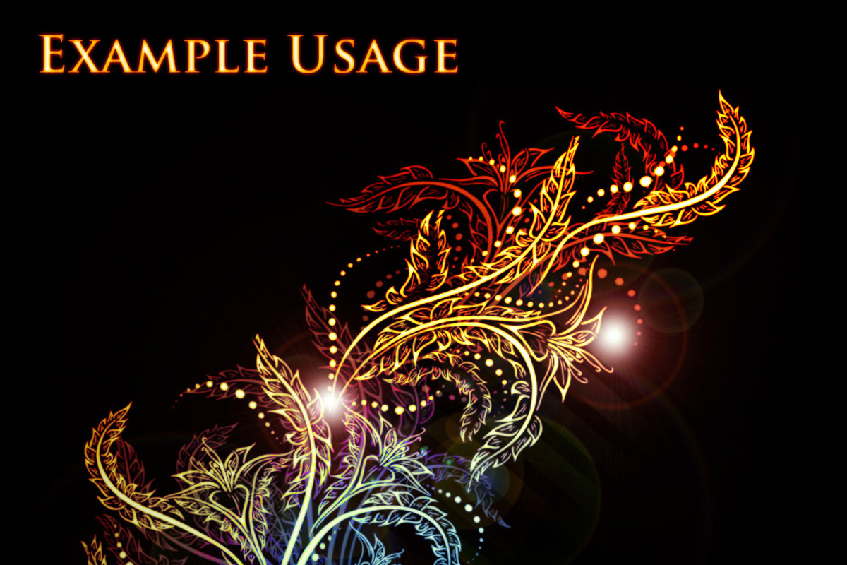 39 Flower Ornament Brushes, a Brush Add-On by xresch (Photo 6 of 8)