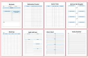 2024 ADHD Brain Dump Planner Canva