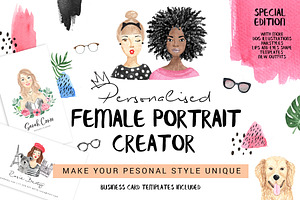 Watercolor portrait creator