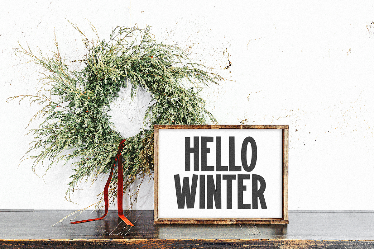 Snowday | Fun Block Font, a Font by KA Designs (Photo 8 of 9)