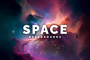 Space Background Images V1, a Texture Graphic by Calvin Weibel (Thumbnail 1 of 3)