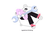 People with different mental mindset, a Person Illustration by PaperTrident (Thumbnail 9 of 9)