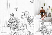 Sketch Art Photo Action preview 5