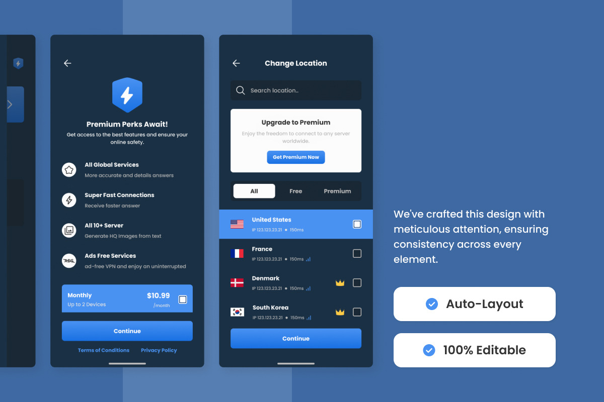 Guardify - VPN Proxy Mobile App, an App Template by twinstd (Photo 3 of 5)