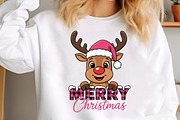 Merry Christmas Holiday reindeer PNG, an Illustration by Libby Wishes (Thumbnail 4 of 8)