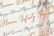 Celtaniya Bioffany Calligraphy, a Script Font by gracetype_studio (Thumbnail 9 of 14)