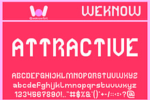 Attractive font