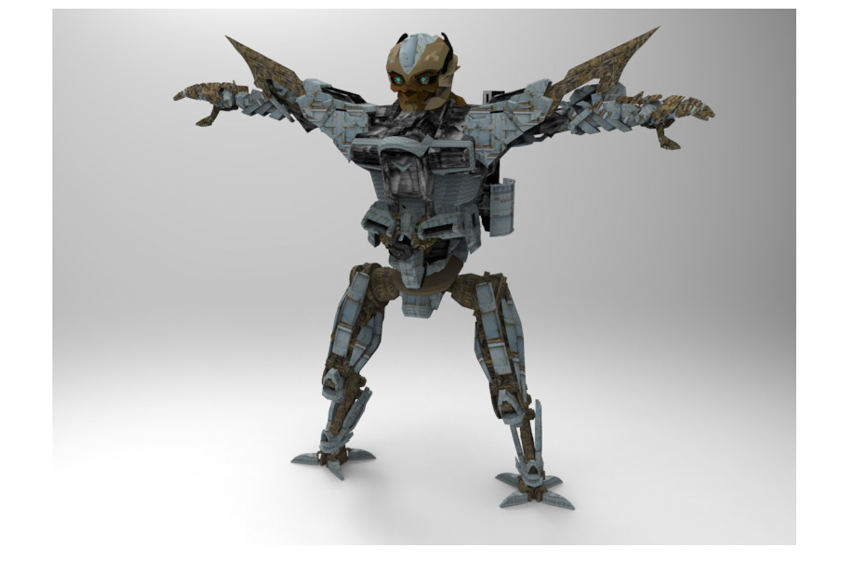 VroboM1, a Characters & Person 3D Model by Gblack Id (Photo 7 of 9)