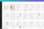 The Drawing Journal Canva Template, a Presentation Template by HelloKarla (Thumbnail 7 of 7)