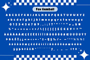 Fox Gumball : 4 Font Styles, a Symbol Font by Fox7 By Rattana (Thumbnail 8 of 12)