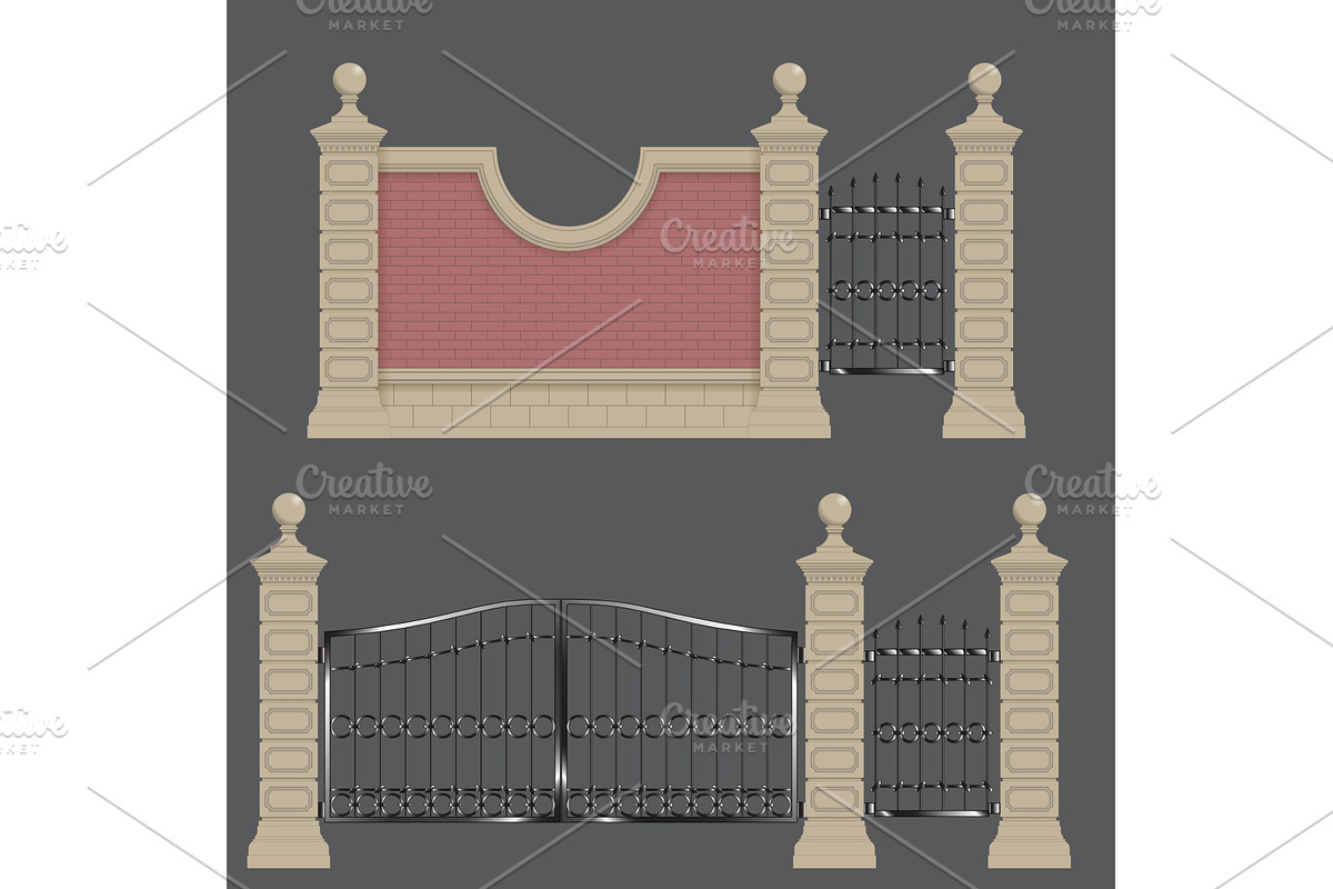 garden gate, an Object Illustration by piter.goskov