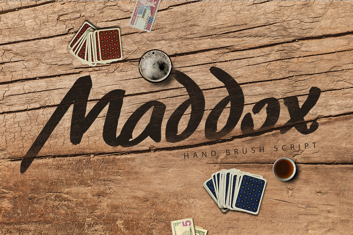 Maddox Brush Typeface