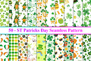 St Patricks Day Seamless Pattern, a Pattern Graphic by Digital Studio (Thumbnail 1 of 8)