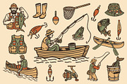 Fishing Illustration, an Illustration by Otto.std (Thumbnail 2 of 7)