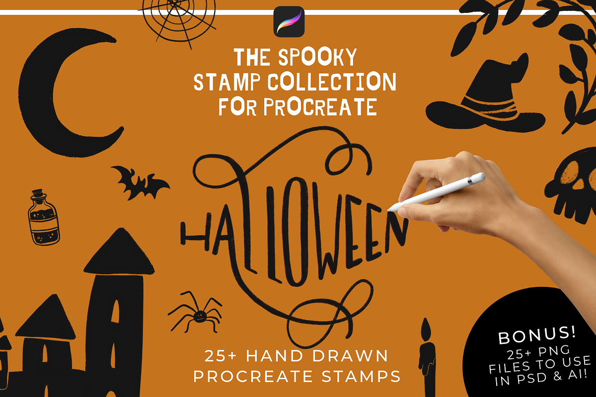 The Halloween Stamp Collection, a Brushes & More by Gabba Delgado (Photo 1 of 4)