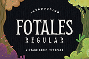 Fotales, a Slab Serif Font by GlottaTypeface (Thumbnail 1 of 8)