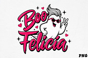 Boo Felicia Funny Ghost SVG, an Illustration by CrexoraLab (Thumbnail 1 of 4)