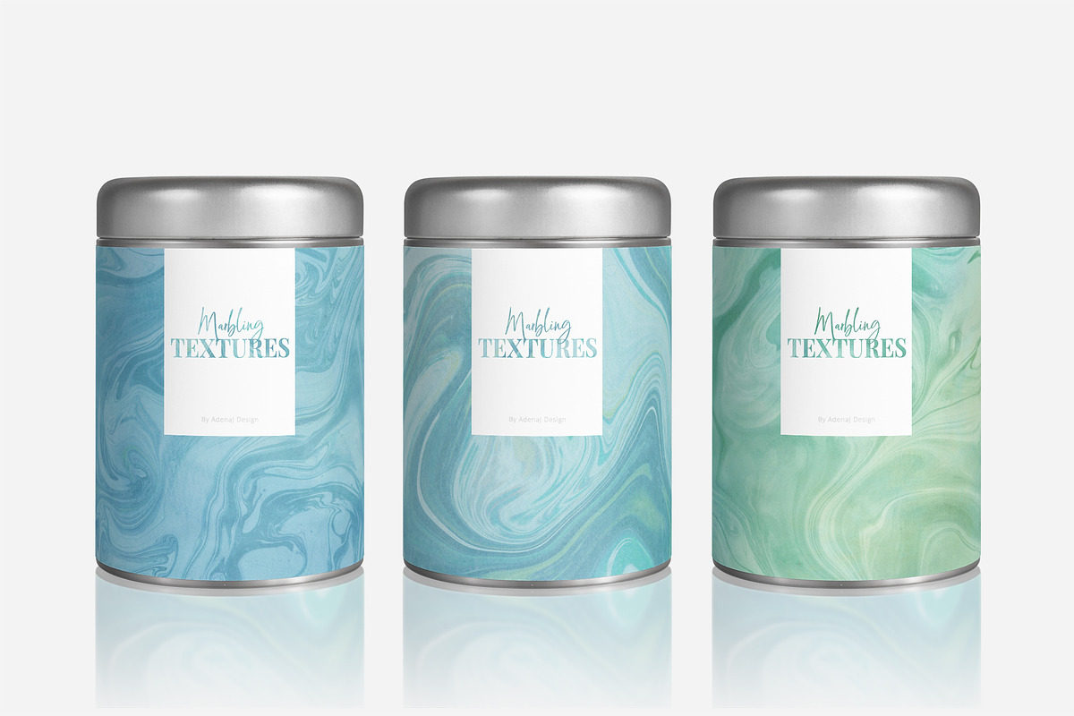 14 Blue Green Marbling Textures, a Texture Graphic by AdenaJ (Photo 11 of 16)