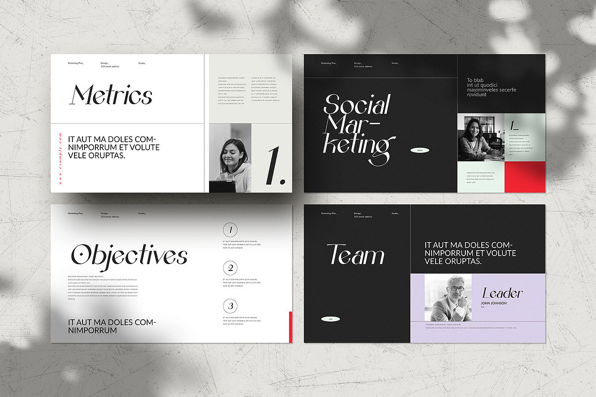 Marketing Plan Template, a Presentation Template by WhiteGraphic (Photo 4 of 7)