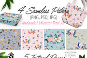 Corazon - Watercolor Floral Set, an Illustration by SmallHouseBigPony (Thumbnail 12 of 12)