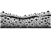 60 Daisy Flower Field Silhouette, a Seasonal Illustration by Amazin_art (Thumbnail 20 of 22)