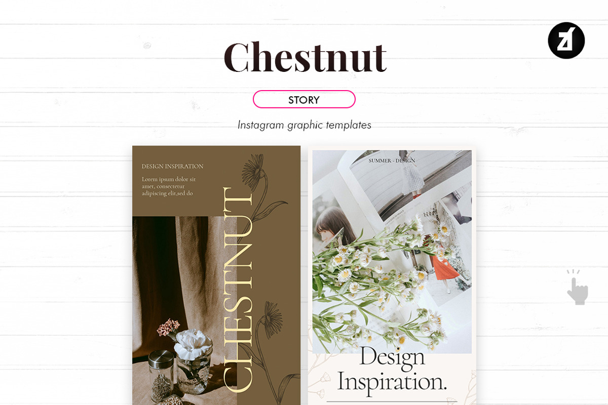 Chestnut social media template, a Social Media Template by Chanut is industries (Photo 5 of 8)