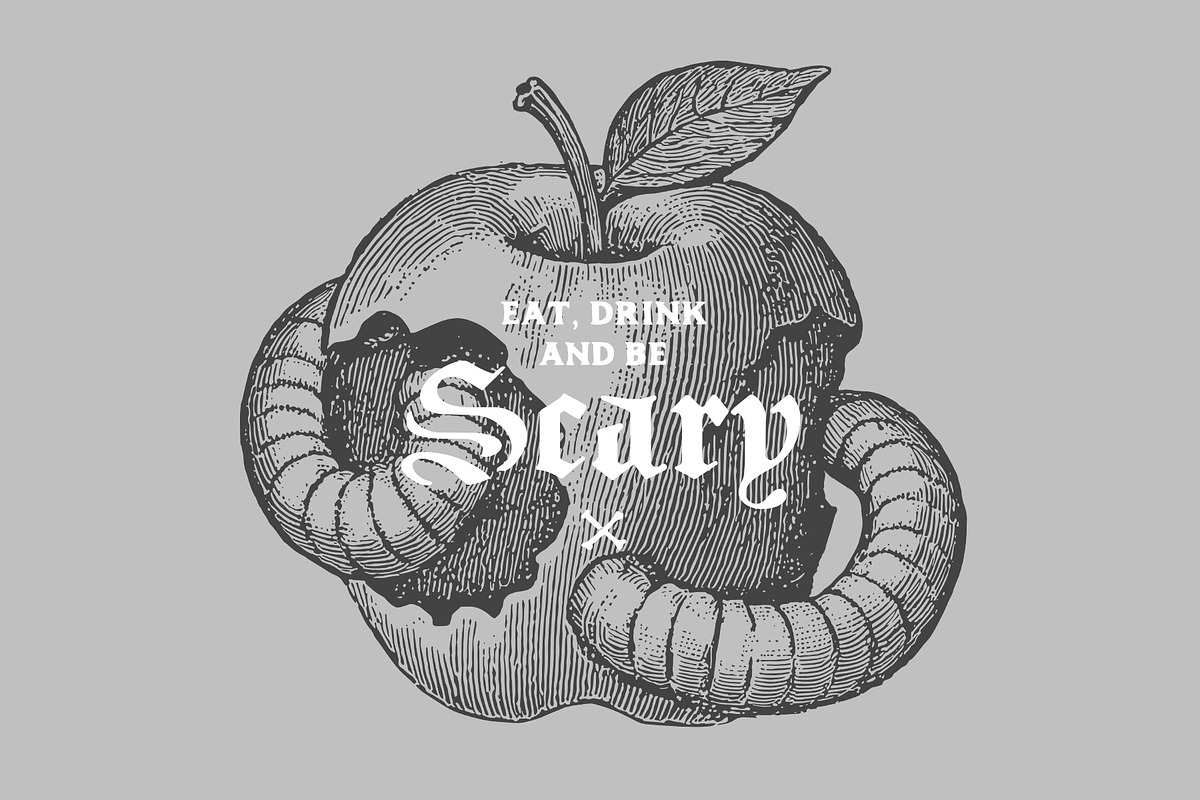 Vintage Halloween Illustrations, a Seasonal Illustration by Graphic Goods (Photo 11 of 12)