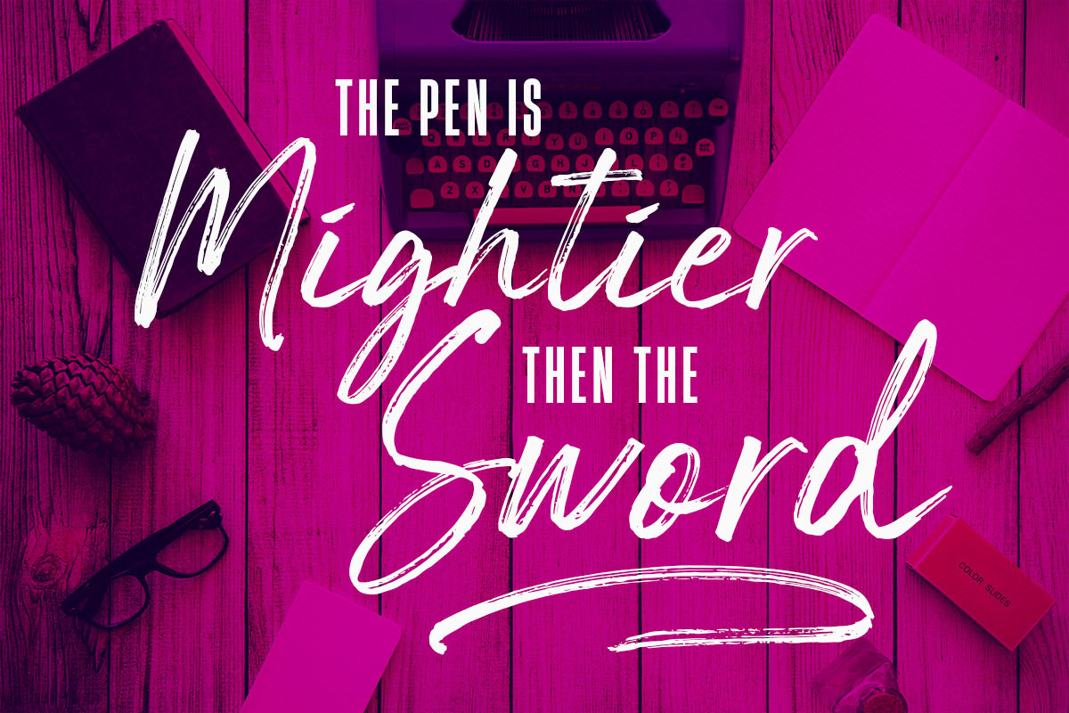 Austrian, a Script Font by Lucky Type (Photo 8 of 12)