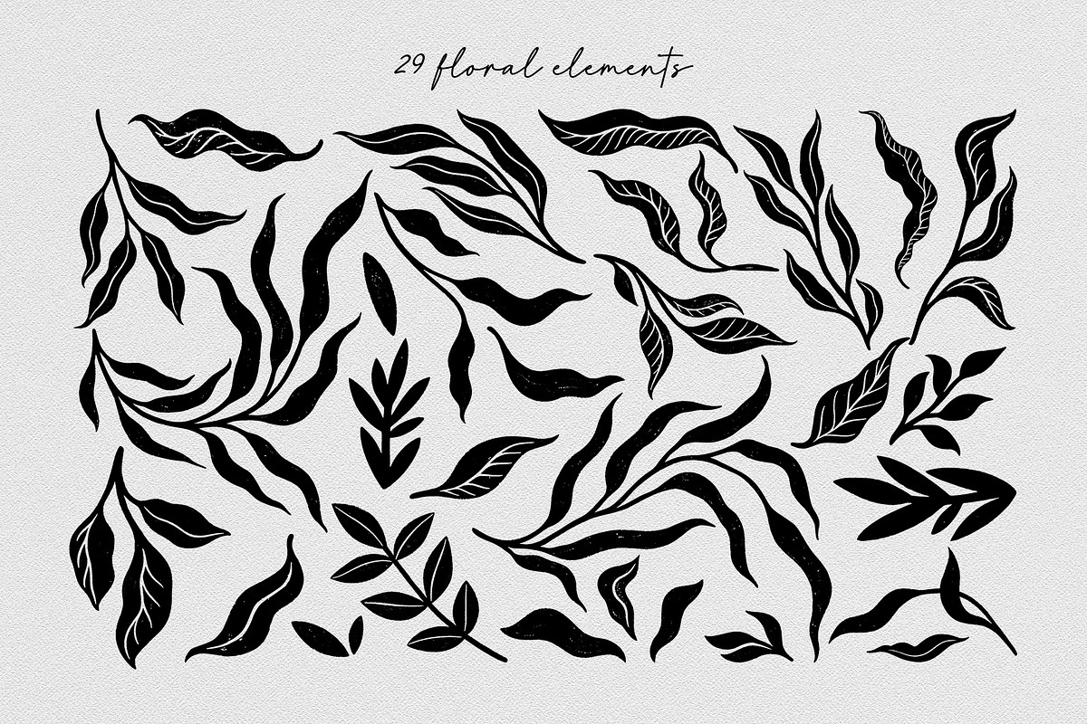 Celestial garden Linocut collection., a Graphic by ElenKoss (Photo 3 of 17)