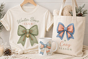 Cozy Winter Bows Clipart, a Decorative Illustration by Whimsy Brush Studio (Thumbnail 9 of 9)