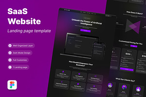 Artificial Intelligence Landing Page, a Landing Page Template by UICreative