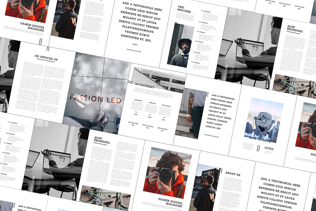 Damen Digital Magazine Template, a Magazine Template by Christie Evenson (Photo 7 of 9)
